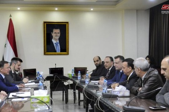 Syrian-Russian Friendship Committee discusses with Ambassador Efimov means of enhancing ties