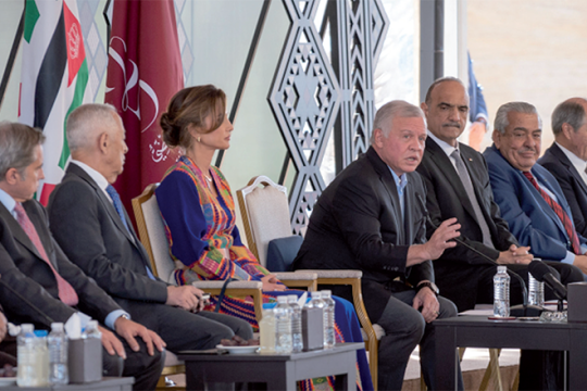 King commends development witnessed by Irbid over past years-Jordan