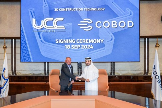 UCC Holding signs deal with COBOD to build 3D-printed schools in Qatar