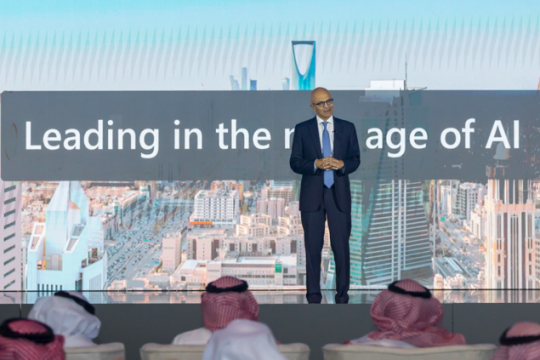 Microsoft CEO says Saudi Arabia using AI in unique ways to accelerate productivity