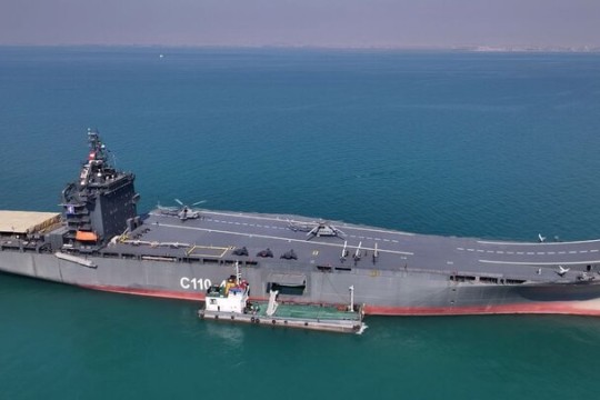 Iran unveils its first homegrown drone carrier