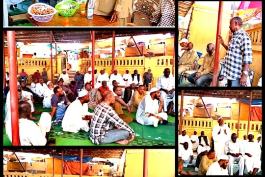 The CEO of Omdurman Locality discusses with Omdurman market traders concerns and market issues-Sudan