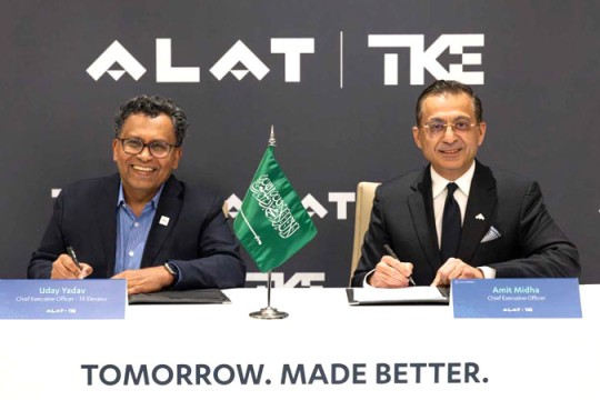 Alat, TKE to set up elevator manufacture JV in Saudi Arabia-