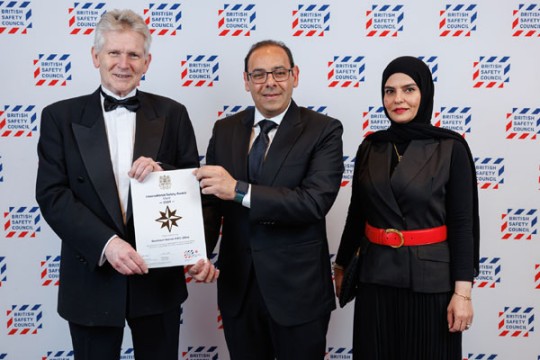 Alba scoops top British Safety Council Award with Merit