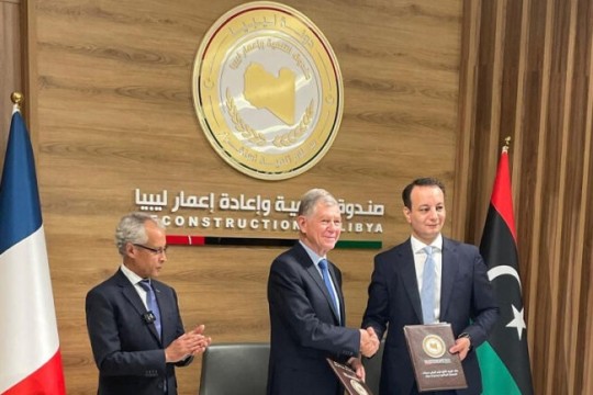Belgassim Haftar signs contracts for new projects with French companies