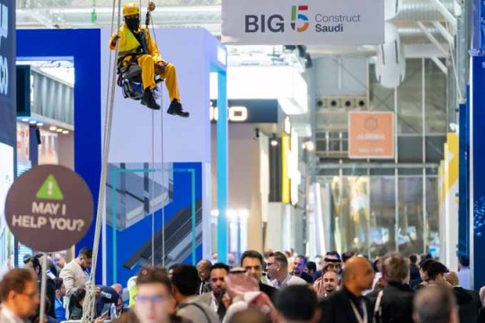 Big 5 Construct Saudi back in February; space doubles