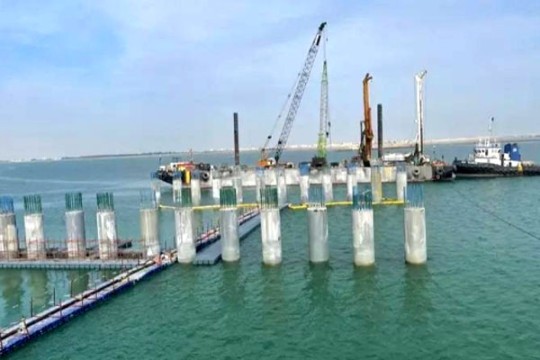 Work nearing completion on Saudi dual carriageway sea bridge-Saudi Arabia
