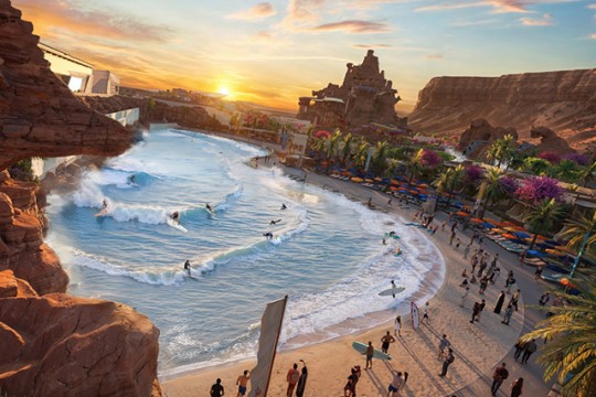 Qiddiya City's attractions nearing completion