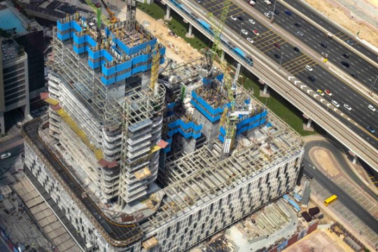 Al Habtoor achieves key construction milestone on Dubai tower