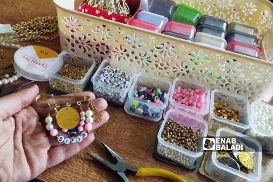 Home-based businesses provide partial income for women in Douma-Syria