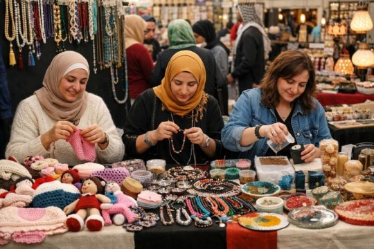 Handicrafts offer livelihoods for Syrians amid economic challenges