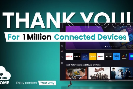 1 Million Streaming Devices Milestone on Hisense VIDAA smart TVs