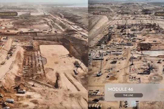 NEOM update: piling nearly complete on Line's Module 46