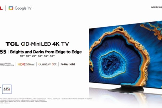 انغمس في تجربة رائعة وجودة صورة لا مثيل لها مع تلفزيون TCL C755 QD-Mini LED دقة 4k