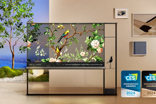 World’s First Wireless Transparent OLED TV Redefines the Screen Experience