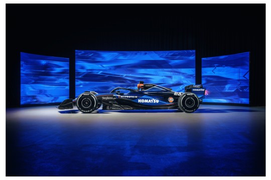 Komatsu وWilliams Racing يعيدان إحياء الشراكة التاريخية