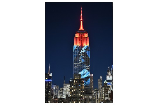 The Empire State Building Unveils Star Wars-Themed Takeover with a Dynamic Light Show, Interactive Fan Experiences, Celebrity Visit, and More