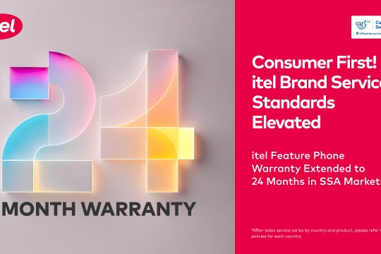 itel Extends Feature Phone Products' Warranty to 24 Months, Elevating Brand Service Standards in SSA Markets