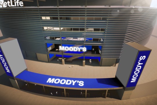 Moody’s Teams Up with the New York Giants and New York Jets as the New Cornerstone Partner of MetLife Stadium