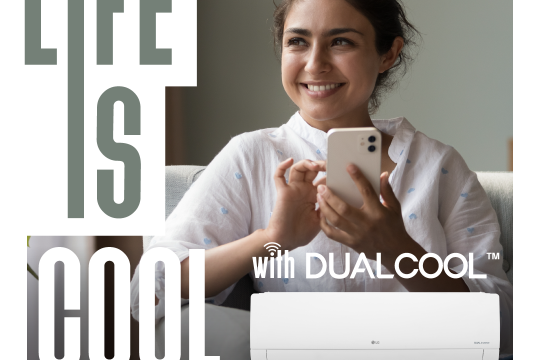 LG helps you prepare for the Middle Eastern summers with its new lineup of LG Dual Inverter Residential Air Conditioners