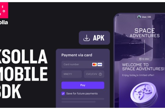 حل Xsolla Mobile SDK يعمل على تنسيق عمليات الدفع داخل التطبيق، فضلاً عن المدفوعات الخاصة بالتوزيع البديل خارج المتجر على نظامي التشغيل iOS وAndroid