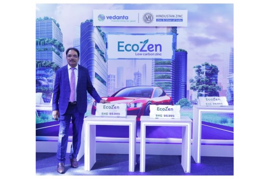 شركة Hindustan Zinc تطلق EcoZen، أول علامة تجارية لإنتاج الزنك "الأخضر" منخفض الكربون في آسيا