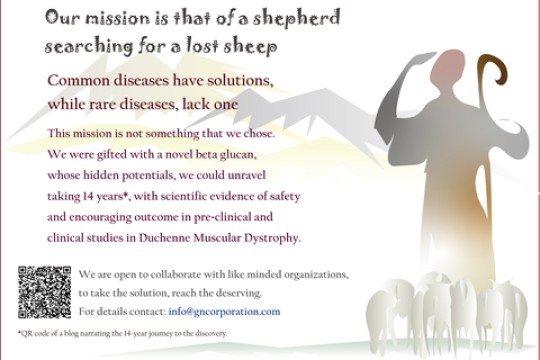 Neu-REFIX Beta glucan receives rare pediatric disease and orphan drug designations from the US FDA for treatment of Duchenne Muscular Dystrophy