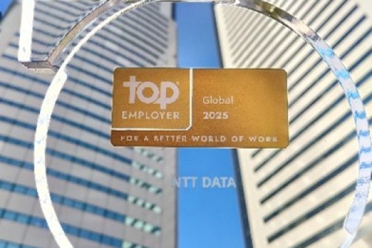NTT DATA Celebrated as a Global Top Employer 2025 in 33 Countries/Regions