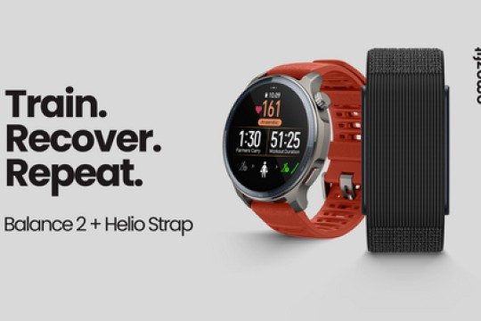 Amazfit Introduces Balance 2 Smartwatch and Helio Strap for Smarter Training, Better Recovery and Peak Performance