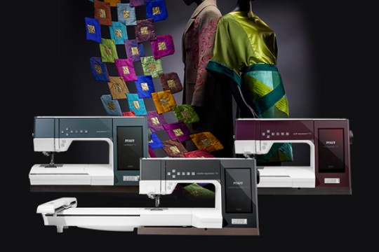 SVP Worldwide Announces Global Launch of Three New PFAFF® Sewing Machines: creative expression™ 750, quilt expression™ 725, and expression™ 715