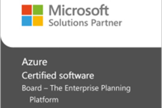 Board Achieves Microsoft Solutions Partner Designation with Azure Certified Software for its Enterprise Planning Platform
