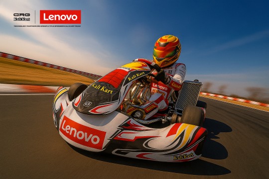 Lenovo تدخل عالم سباقات سيارات الكارتينغ وتصبح الراعي الرئيسي لفريق Lenovo Kalì Kart