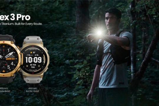 إطلاق ساعة Amazfit T-Rex 3 Pro الذكية بتصميم متين من التيتانيوم ومصباح مدمج
