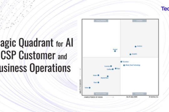 Tecnotree Named a Visionary in the 2025 Gartner® Magic Quadrant™ for AI in CSP Customer and Business Operations