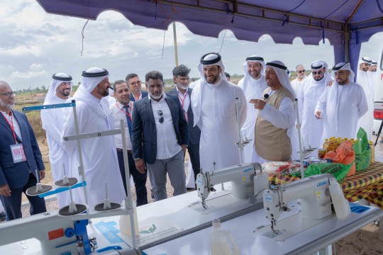 Sultan bin Ahmed lays foundation stone for Al Reeh Al Mursala Village in Sri Lanka