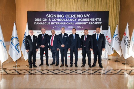 With the Redevelopment Works Underway, UCC Holding on behalf of the JV Partners Signs Five Design and Consultancy Agreements with Global Firms for the Development of Damascus International Airport