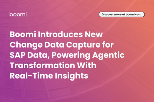 Boomi Introduces New Change Data Capture for SAP Data, Powering Agentic Transformation With Real-Time Insights
