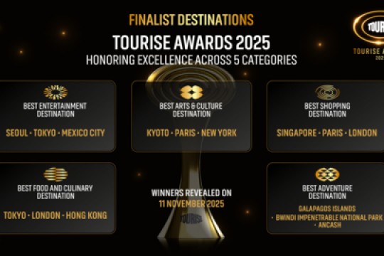 Celebrating Destination Excellence: TOURISE Unveils Finalists for the 2025 TOURISE Awards