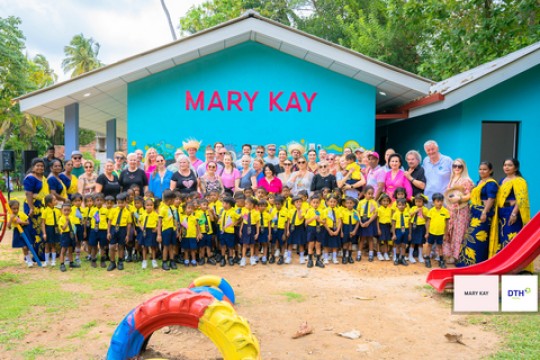 Pink Changing Lives®: Mary Kay Builds 11th Preschool in Sri Lanka, Turning a Dream Into Thousands of New Beginnings