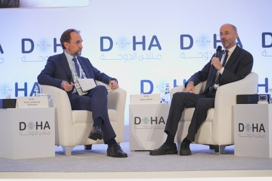 Doha Debates Hosts “In The Room: The Negotiators Podcast” Live at Doha Forum