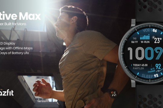 Amazfit تطلق Active Max: تصميم أكبر، شاشة أكثر إشراقًا، وأداء يفوق التوقعات