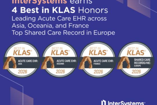 تكريم InterSystems بأربع جوائز Best in KLAS لعام 2026