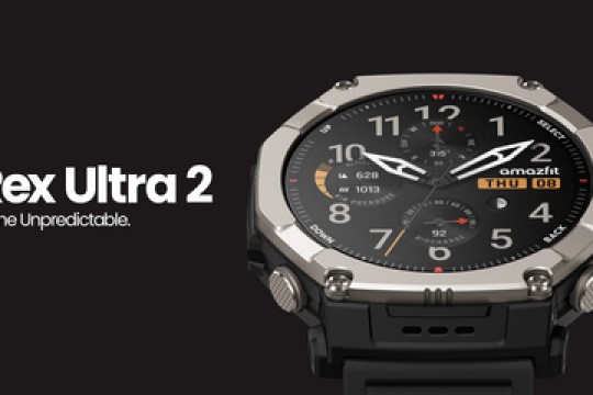 Amazfit تعلن عن إطلاق T-Rex Ultra 2: ساعة GPS مصنوعة من التيتانيوم ومصممة لتحمل أقسى الظروف