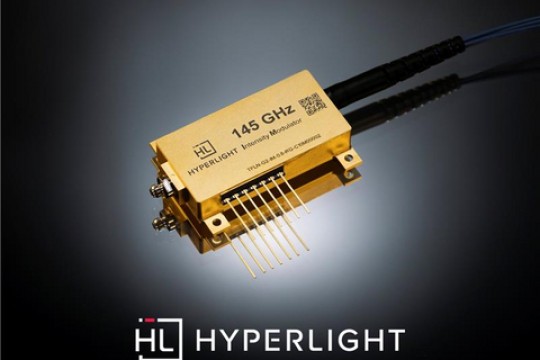 HyperLight Introduces 145 GHz Reference Modulators to Enable 448Gbps per Lane Datacom and 260GBaud Telecom Development