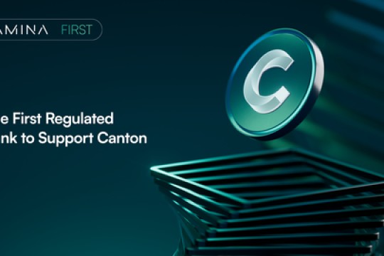 AMINA Becomes First Bank to Support Canton Coin Trading and Custody