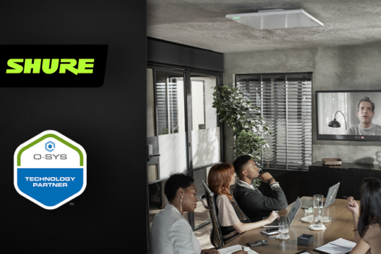 Shure Joins Q-SYS Technology Partner Program to ensure Enhanced Network Integration and Efficiency