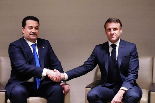 Iraqi PM discusses economic, military cooperation with France