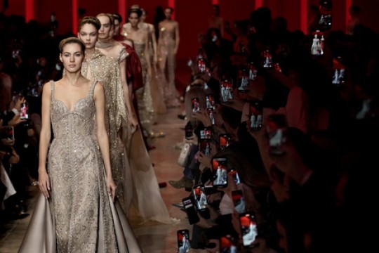 Elie Saab shimmers at Paris spring couture show -Lebanon