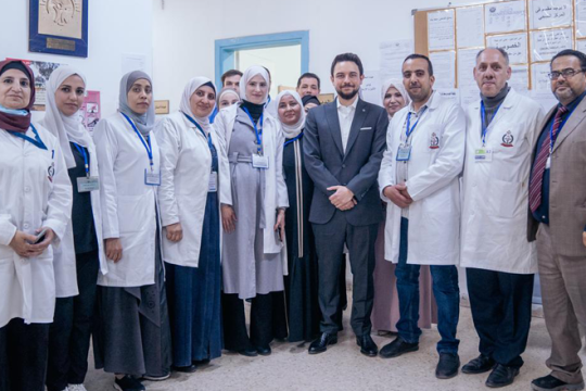 Crown Prince visits Jerash, orders refurbishment of Jerash Comprehensive Healthcare Centre